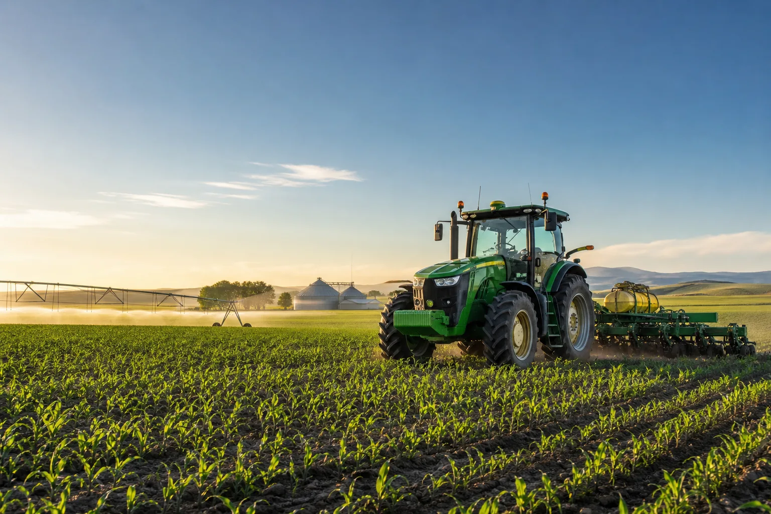 Agricultural production and farming equipment ecosystem