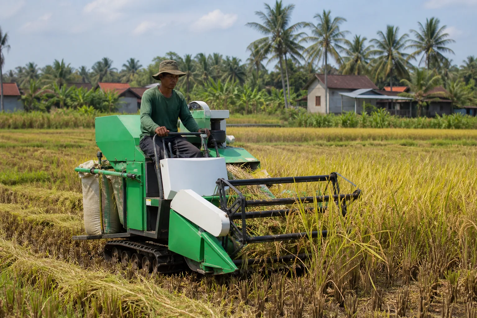 Mini Harvester for agricultural applications