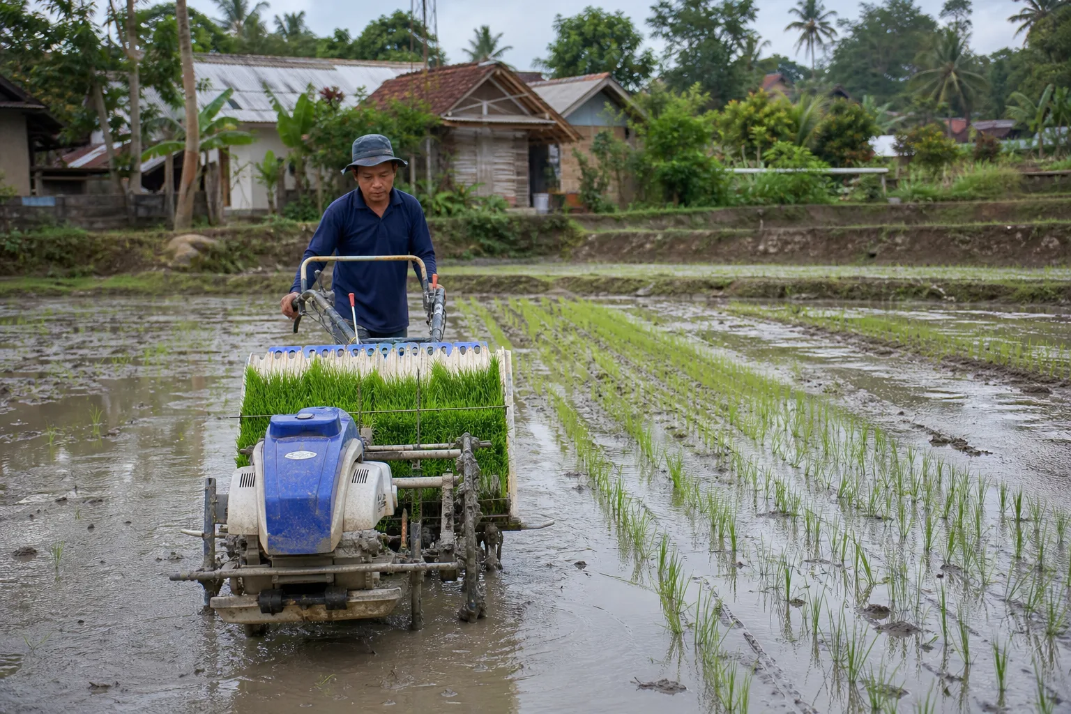 Rice Transplanter for agricultural applications