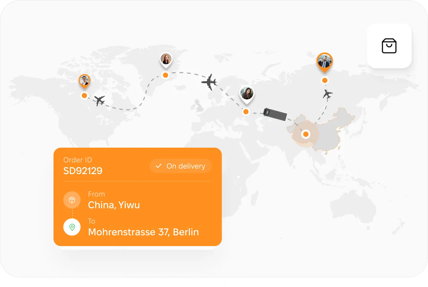 Global dropshipping